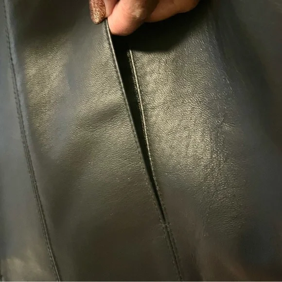 EAST 5TH Women’s Genuine Leather Jacket in Black - New - Picture 3 of 5